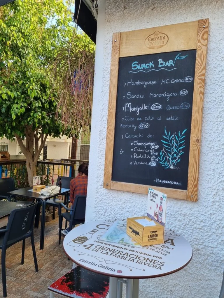 La Mandrágora menu