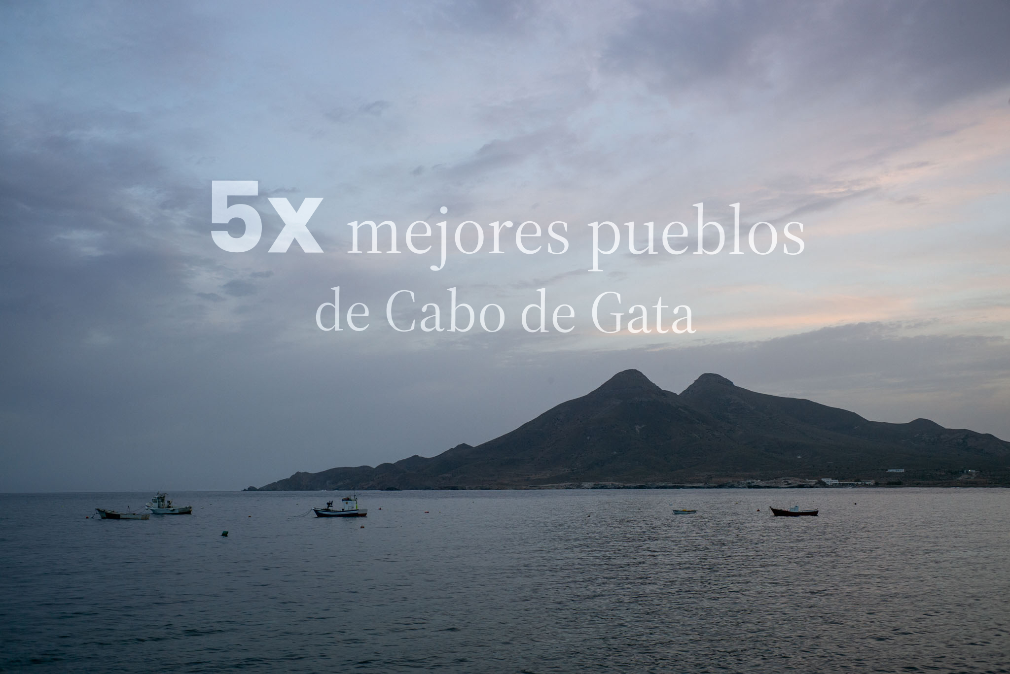 Los mejores pueblos de cabo de gata